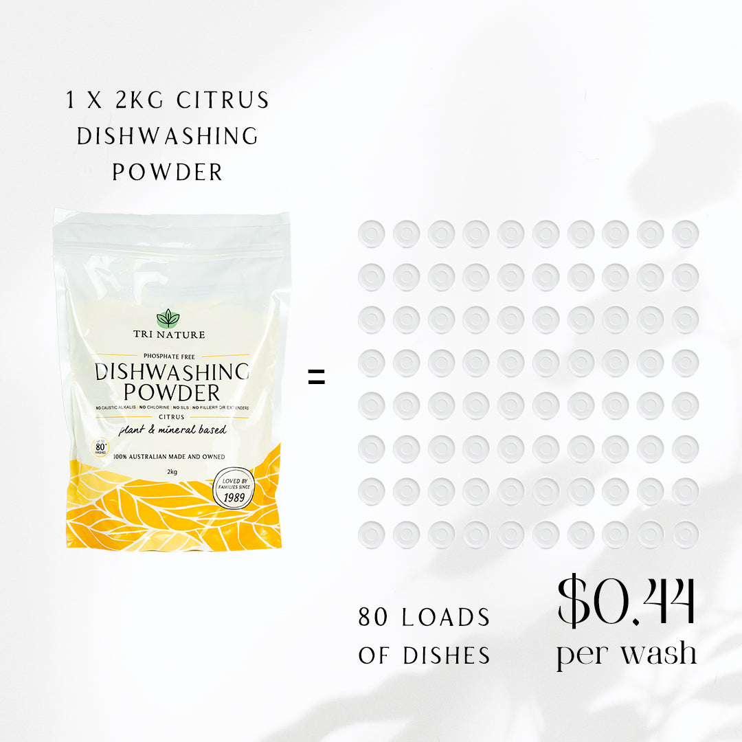 Tri Nature Citrus Dishwashing Powder